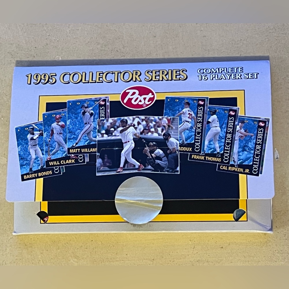 1995 Post Collector Series Major League Baseball Vintage Authentic 16 Card Set